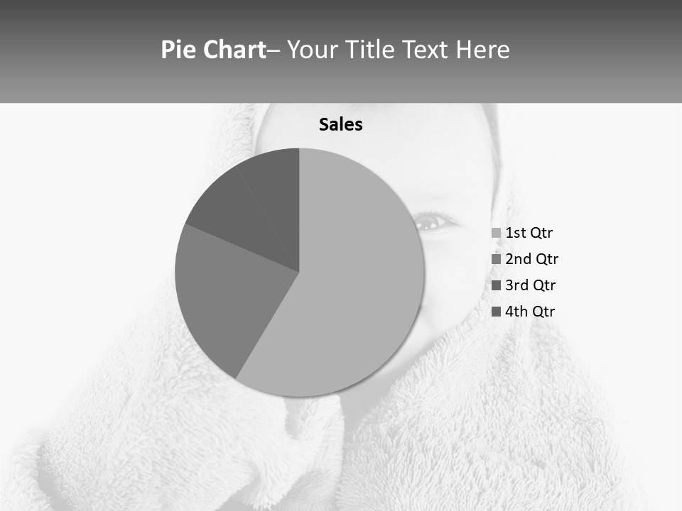 Happiness Bath Isolated PowerPoint Template