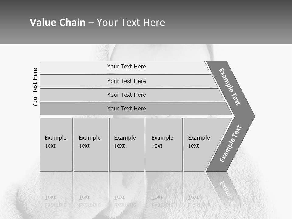 Happiness Bath Isolated PowerPoint Template