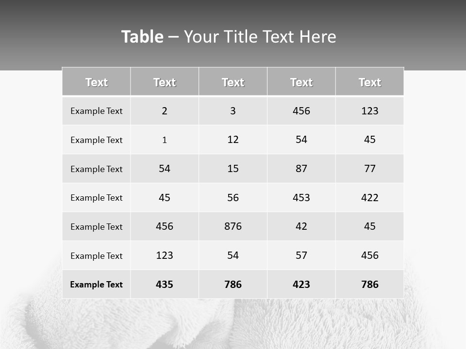 Happiness Bath Isolated PowerPoint Template