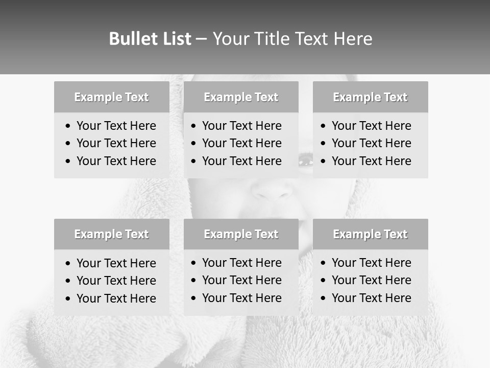 Happiness Bath Isolated PowerPoint Template