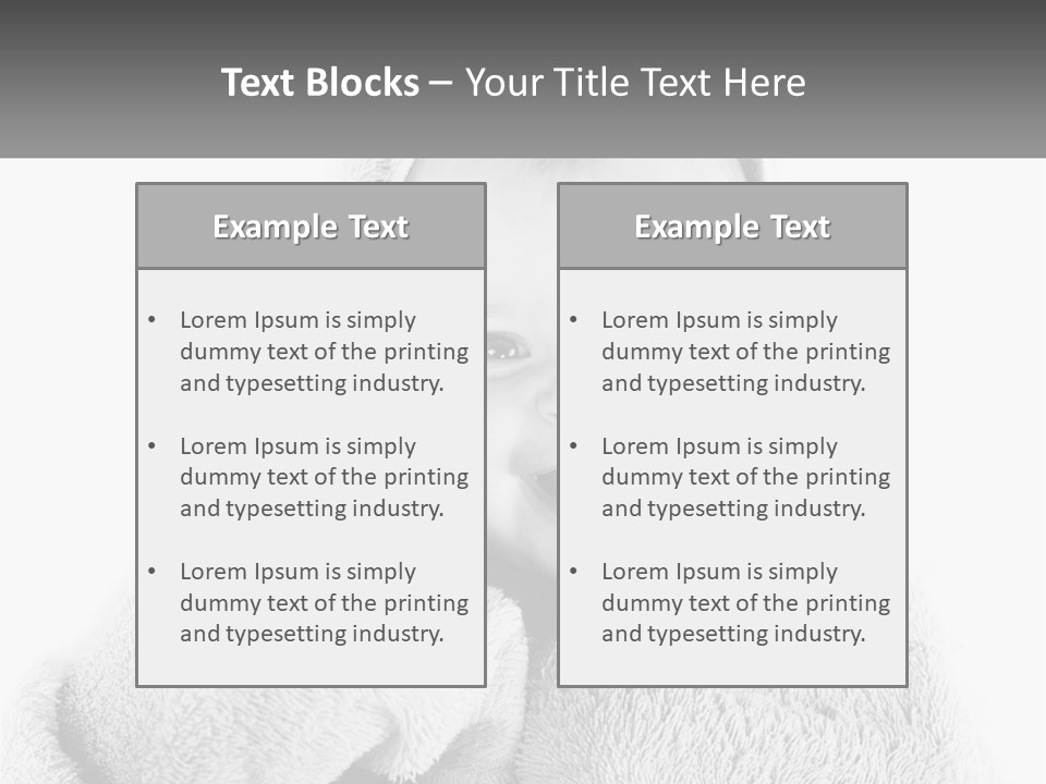 Happiness Bath Isolated PowerPoint Template