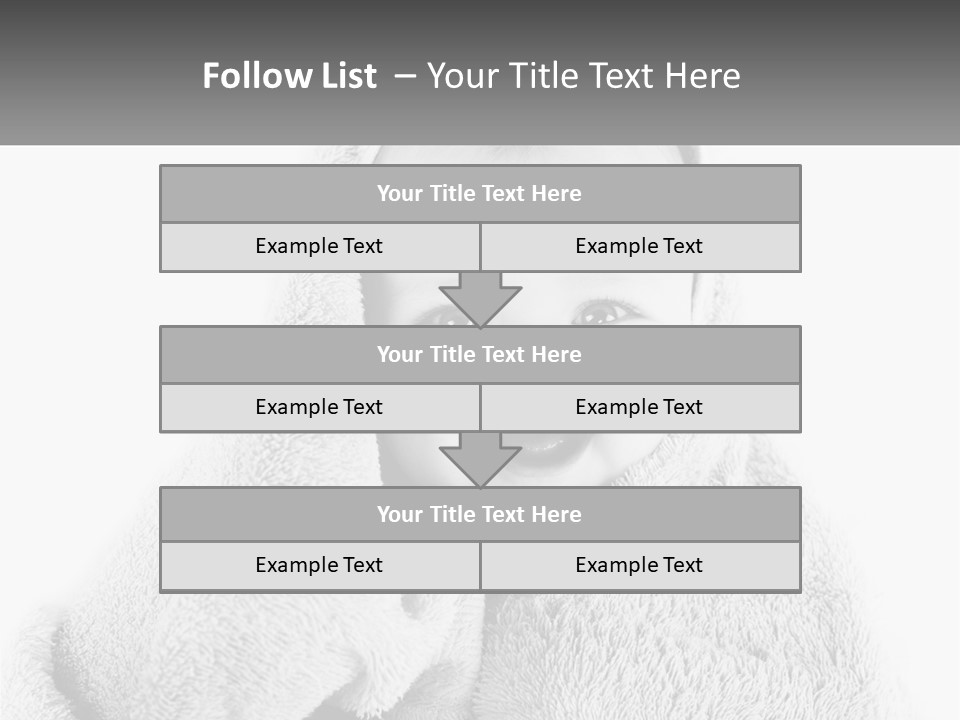 Happiness Bath Isolated PowerPoint Template