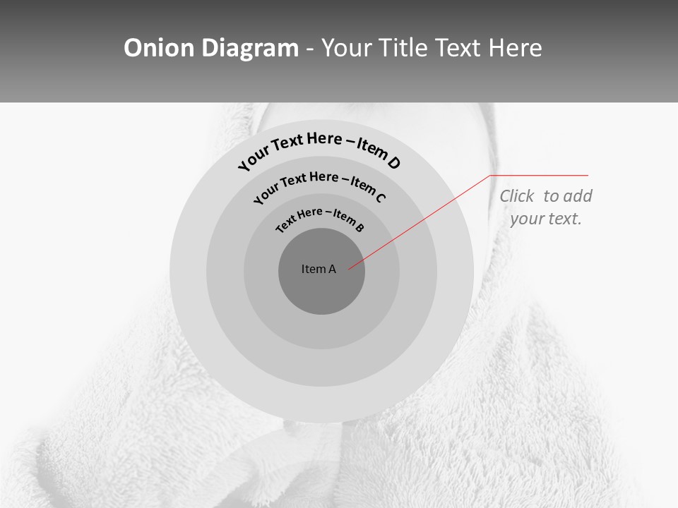 Happiness Bath Isolated PowerPoint Template