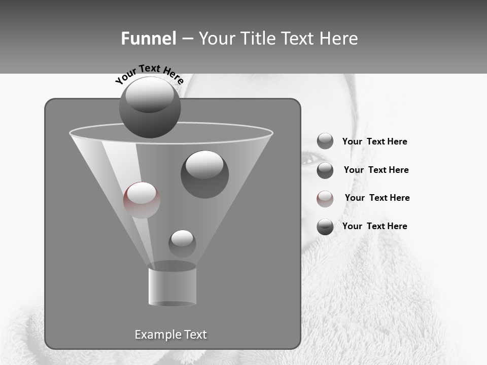 Happiness Bath Isolated PowerPoint Template