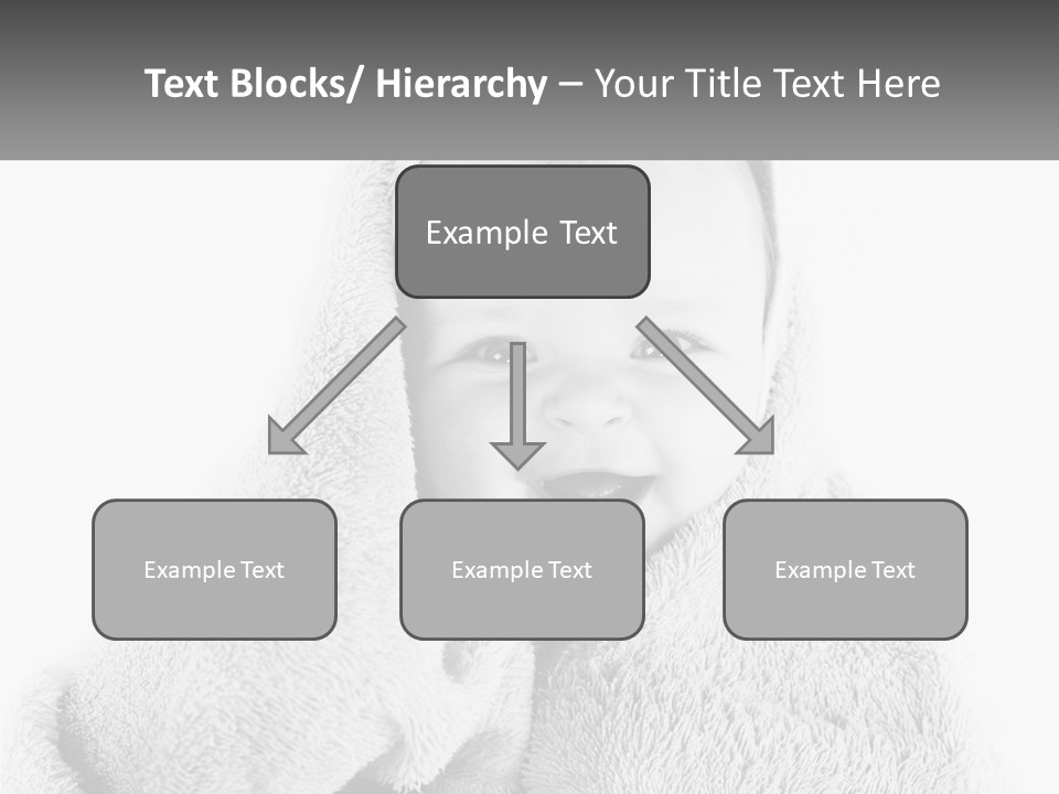 Happiness Bath Isolated PowerPoint Template