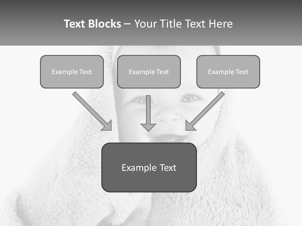Happiness Bath Isolated PowerPoint Template