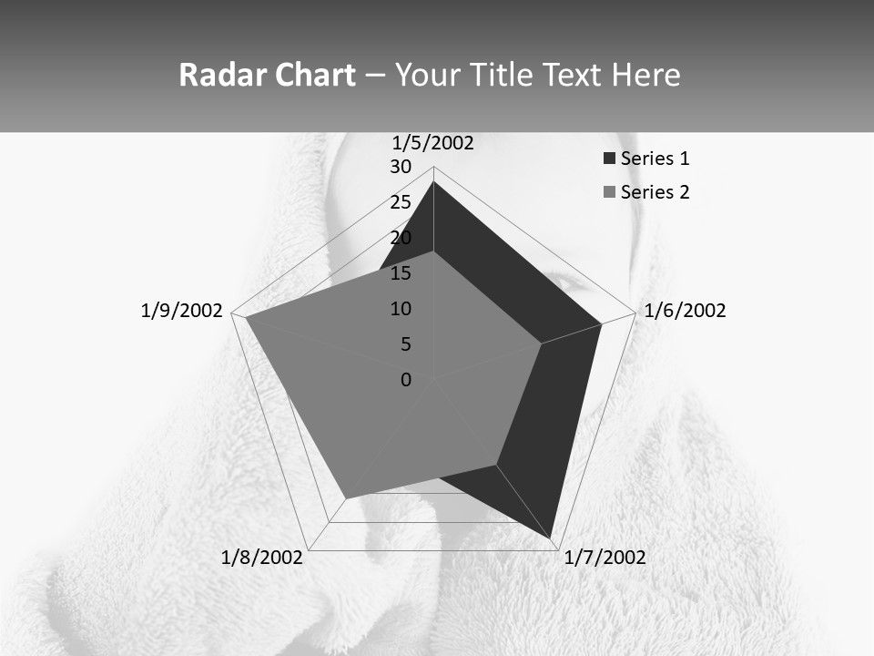 Happiness Bath Isolated PowerPoint Template