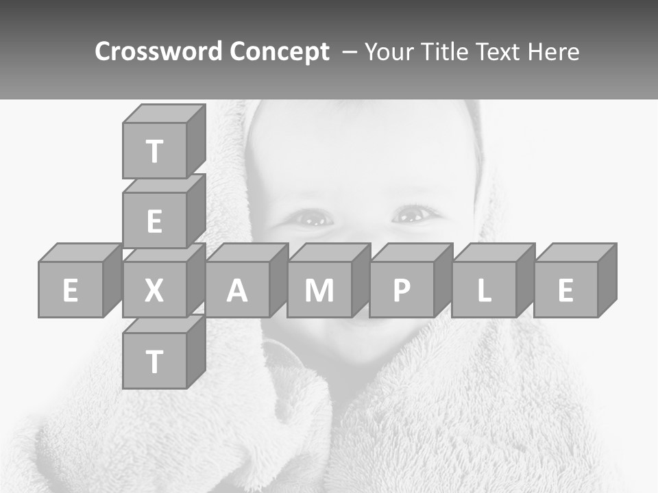 Happiness Bath Isolated PowerPoint Template