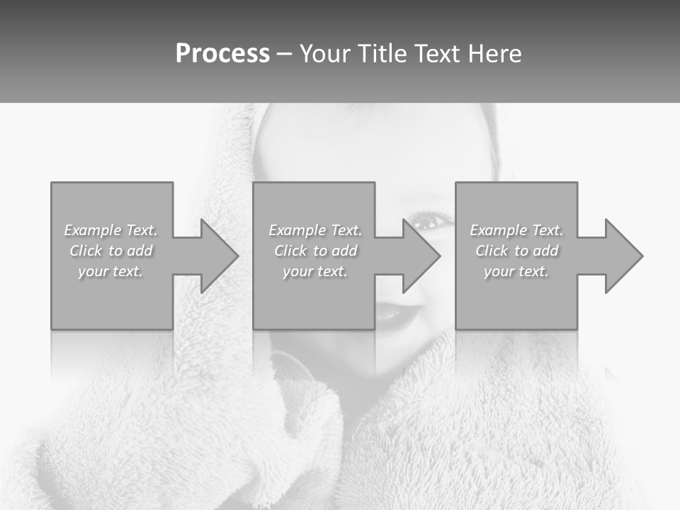 Happiness Bath Isolated PowerPoint Template