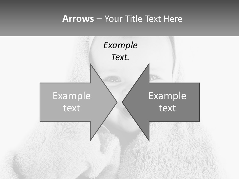 Happiness Bath Isolated PowerPoint Template