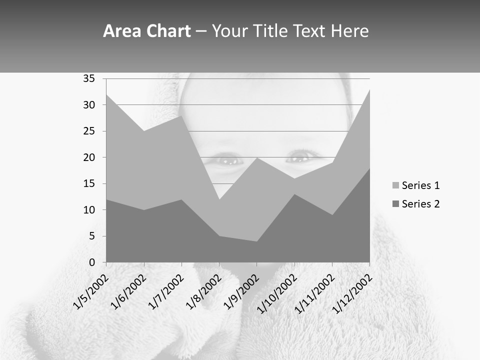 Happiness Bath Isolated PowerPoint Template
