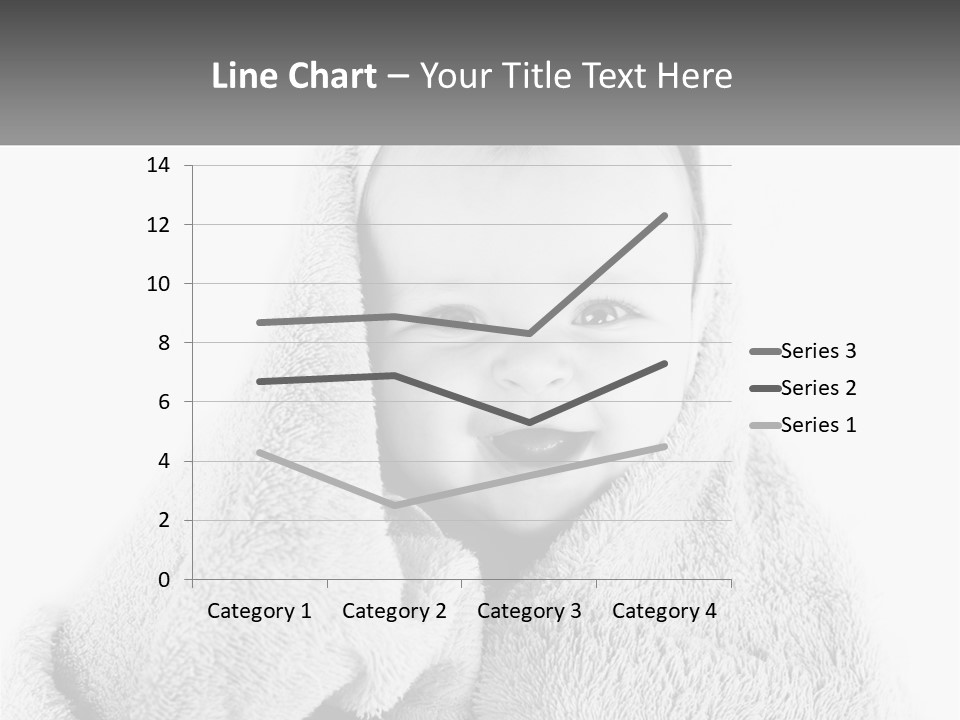 Happiness Bath Isolated PowerPoint Template