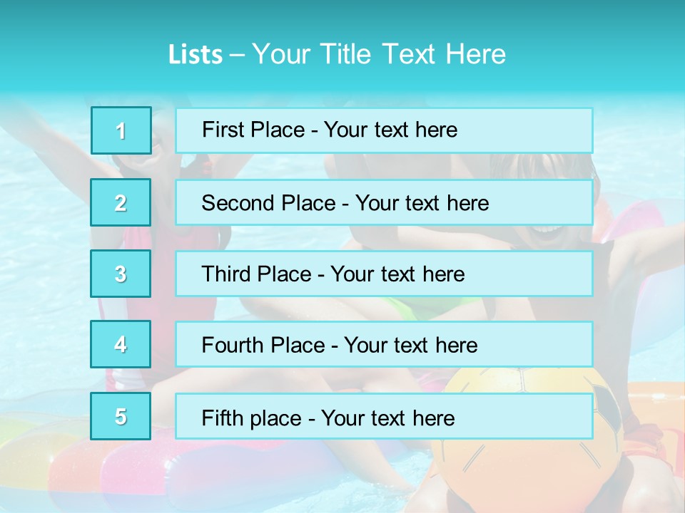 Adorable Vacation Happiness PowerPoint Template