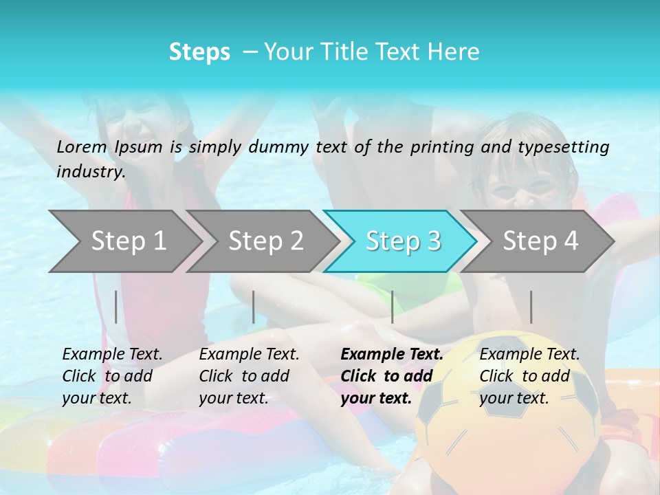 Adorable Vacation Happiness PowerPoint Template