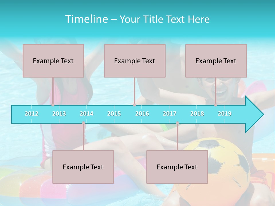 Adorable Vacation Happiness PowerPoint Template