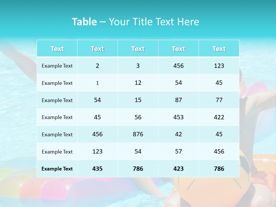 Adorable Vacation Happiness PowerPoint Template