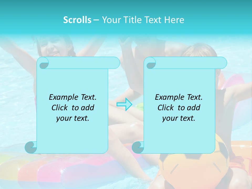 Adorable Vacation Happiness PowerPoint Template