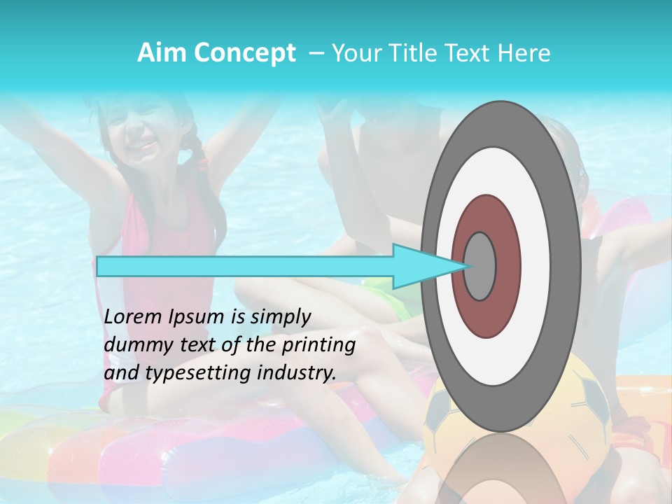 Adorable Vacation Happiness PowerPoint Template