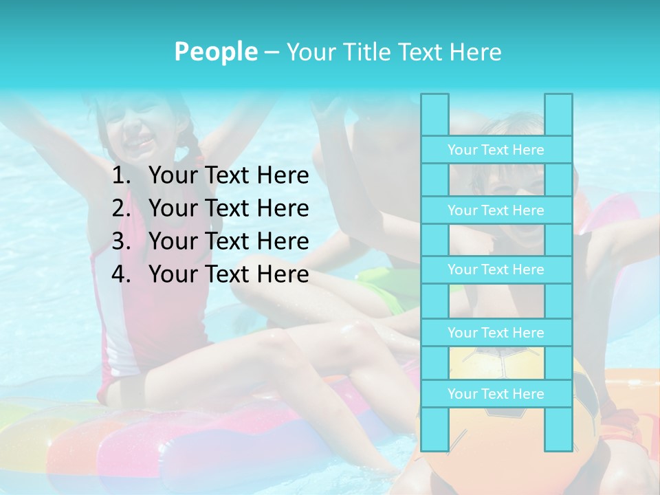 Adorable Vacation Happiness PowerPoint Template