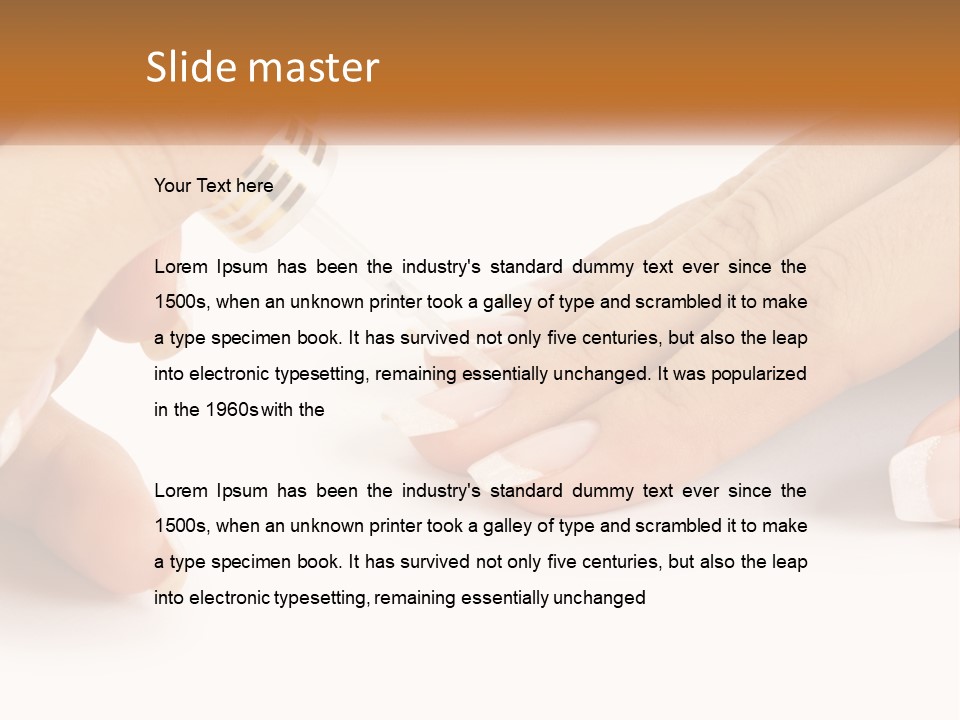 Pretty Relax Care PowerPoint Template