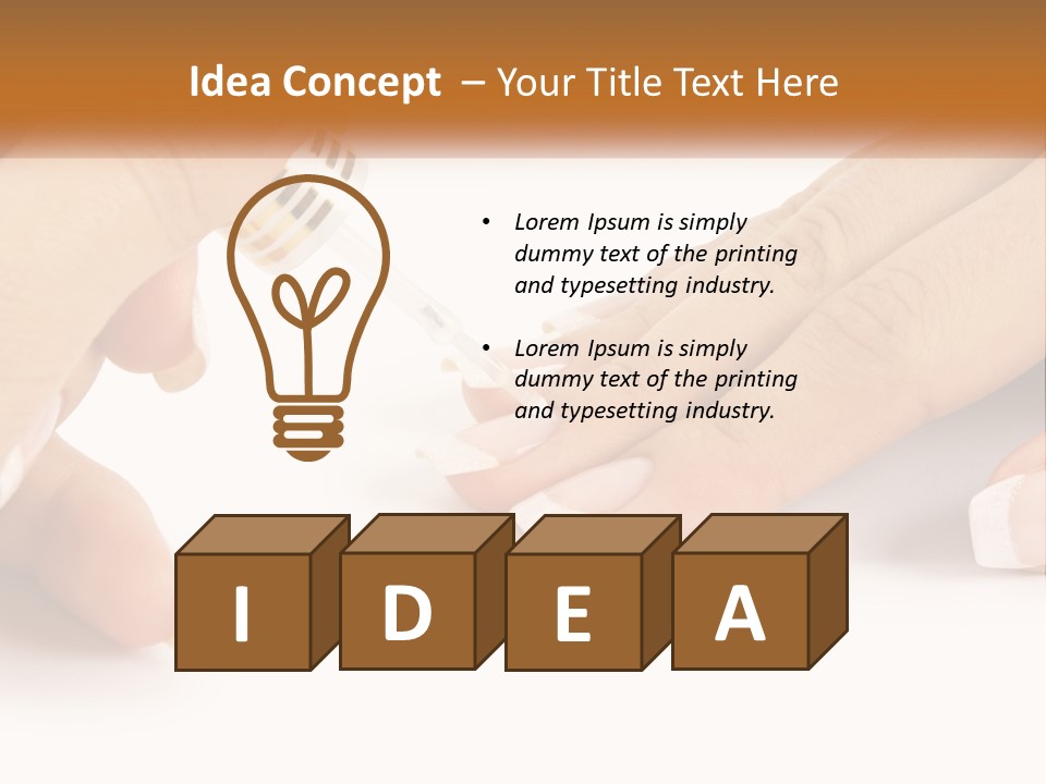 Pretty Relax Care PowerPoint Template