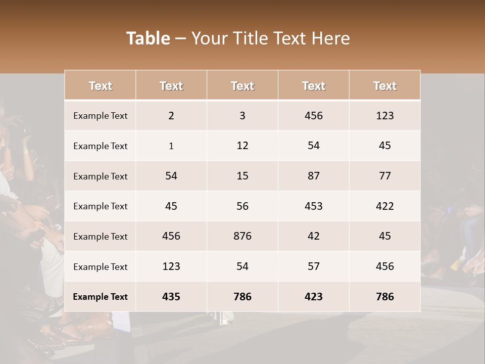 Modern Vogue Design PowerPoint Template