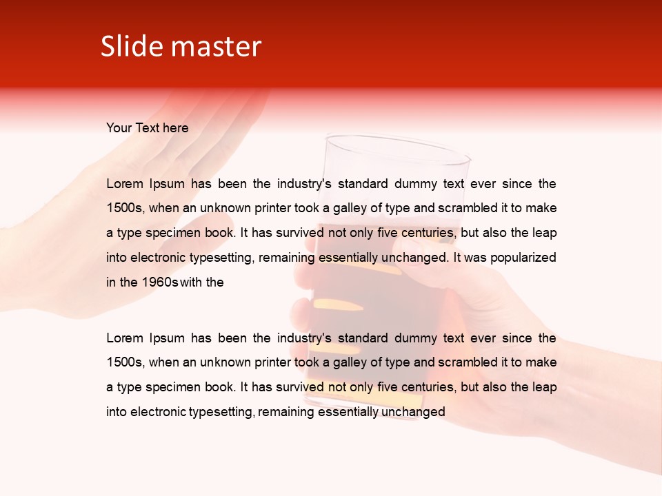 Drive Glass Lifestyle PowerPoint Template