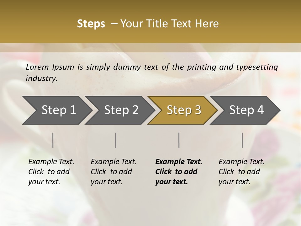 Dessert Cocoa Warm PowerPoint Template