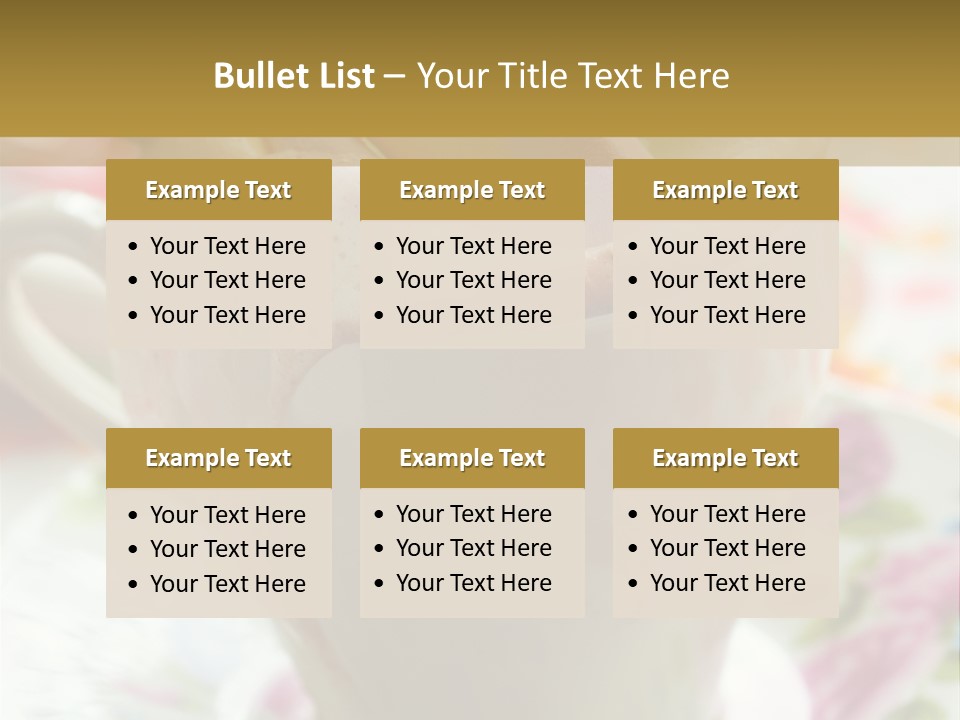 Dessert Cocoa Warm PowerPoint Template
