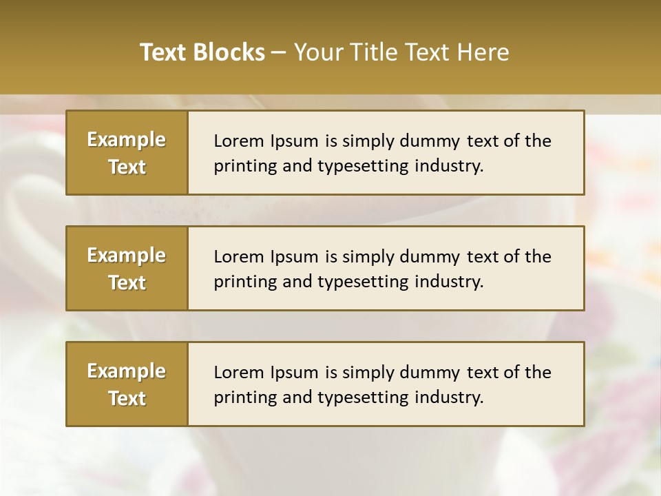 Dessert Cocoa Warm PowerPoint Template