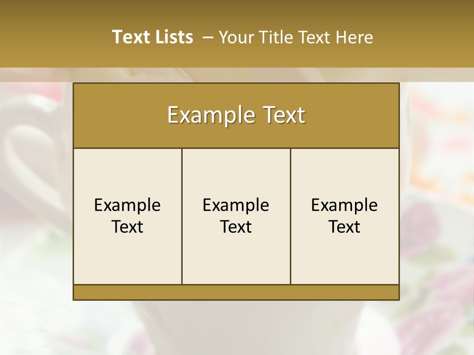 Dessert Cocoa Warm PowerPoint Template