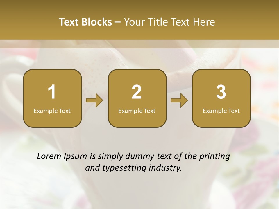 Dessert Cocoa Warm PowerPoint Template