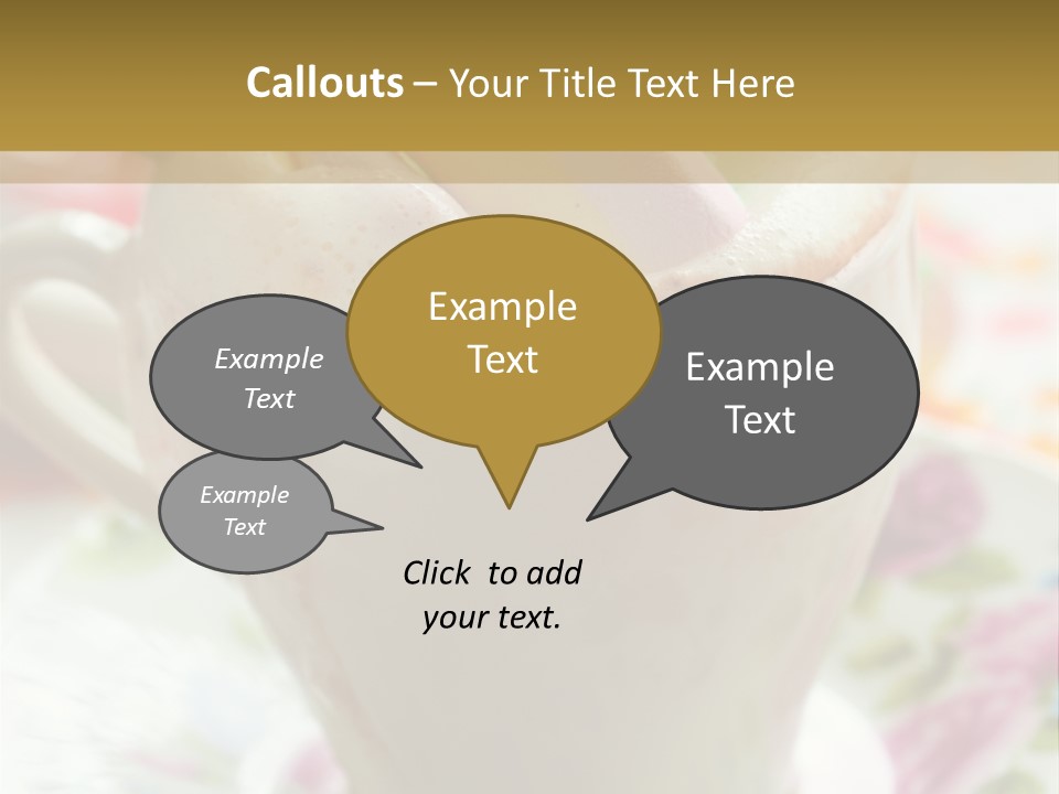 Dessert Cocoa Warm PowerPoint Template
