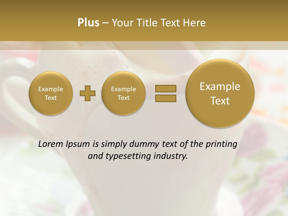 Dessert Cocoa Warm PowerPoint Template