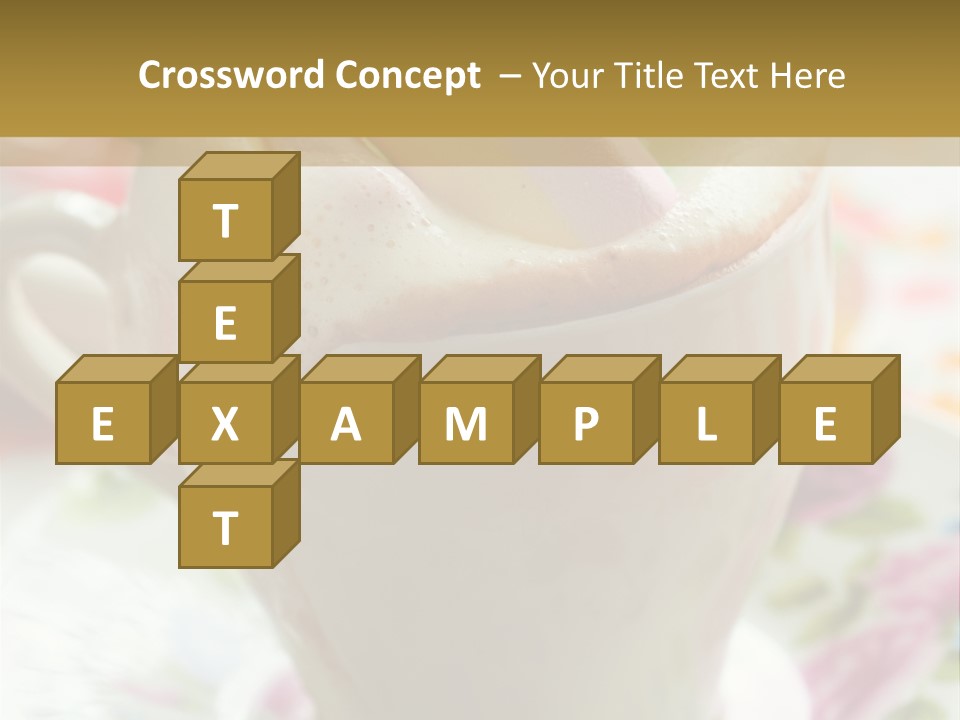 Dessert Cocoa Warm PowerPoint Template