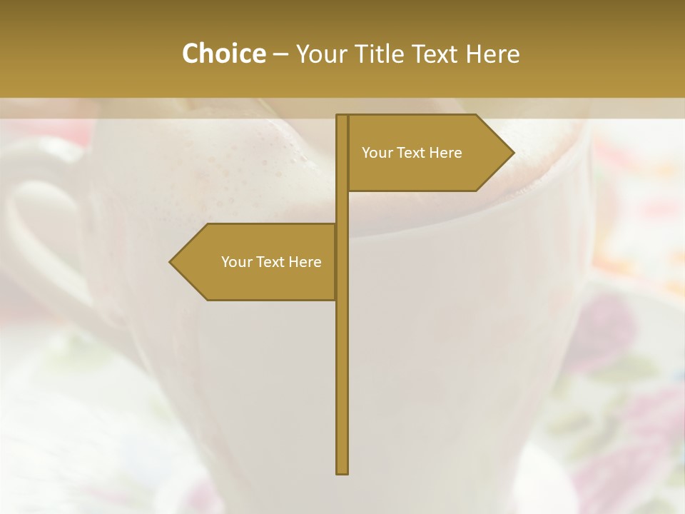 Dessert Cocoa Warm PowerPoint Template