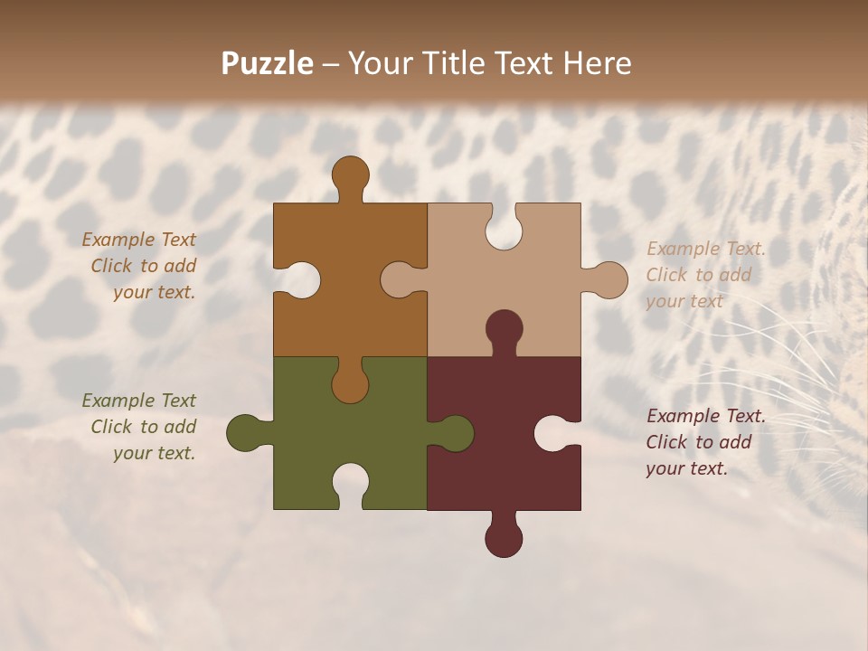 Cat Wildlife Safari PowerPoint Template