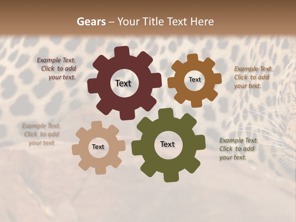 Cat Wildlife Safari PowerPoint Template