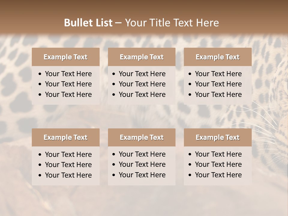 Cat Wildlife Safari PowerPoint Template