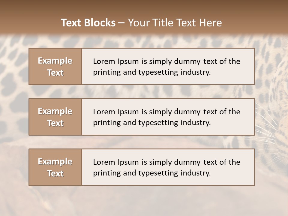 Cat Wildlife Safari PowerPoint Template