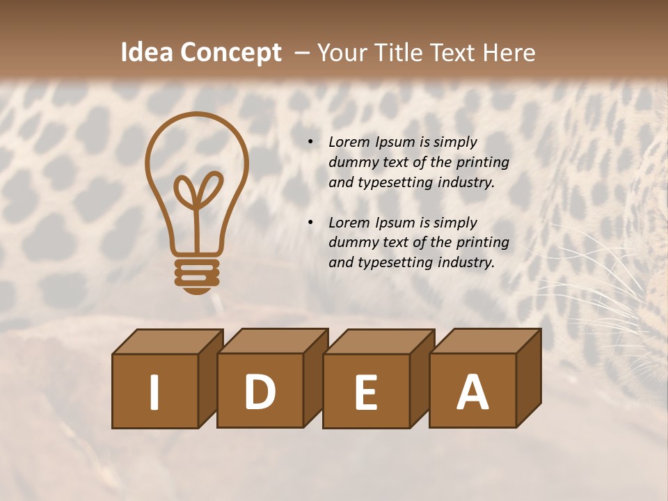 Cat Wildlife Safari PowerPoint Template