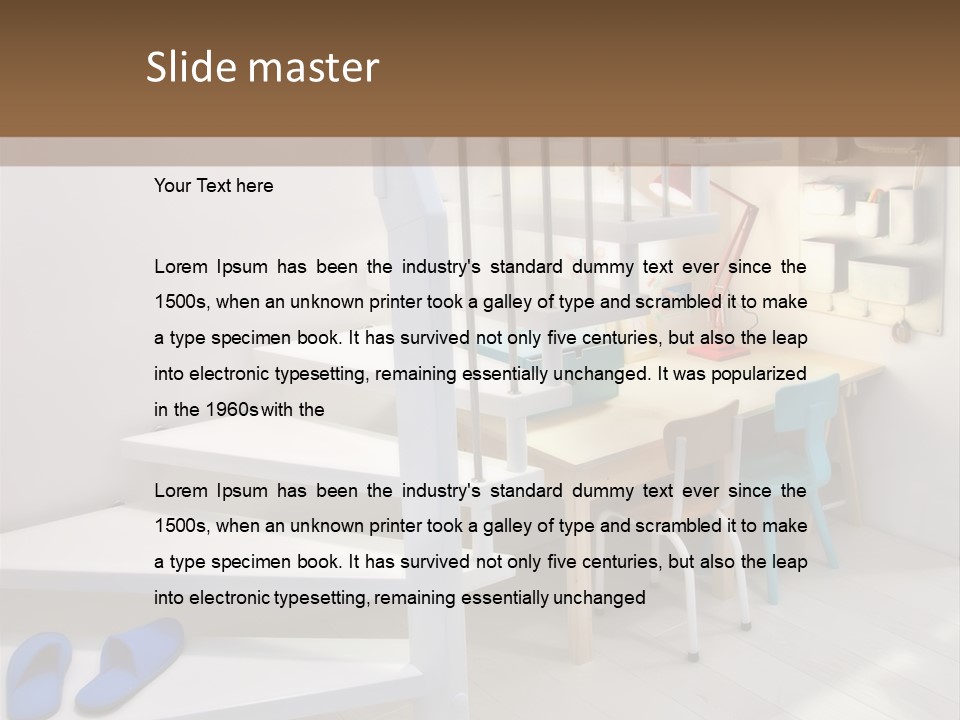 Floor Interior Living PowerPoint Template