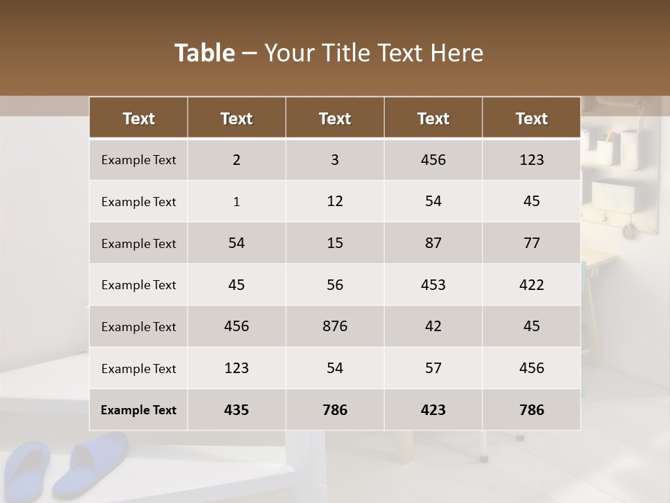 Floor Interior Living PowerPoint Template