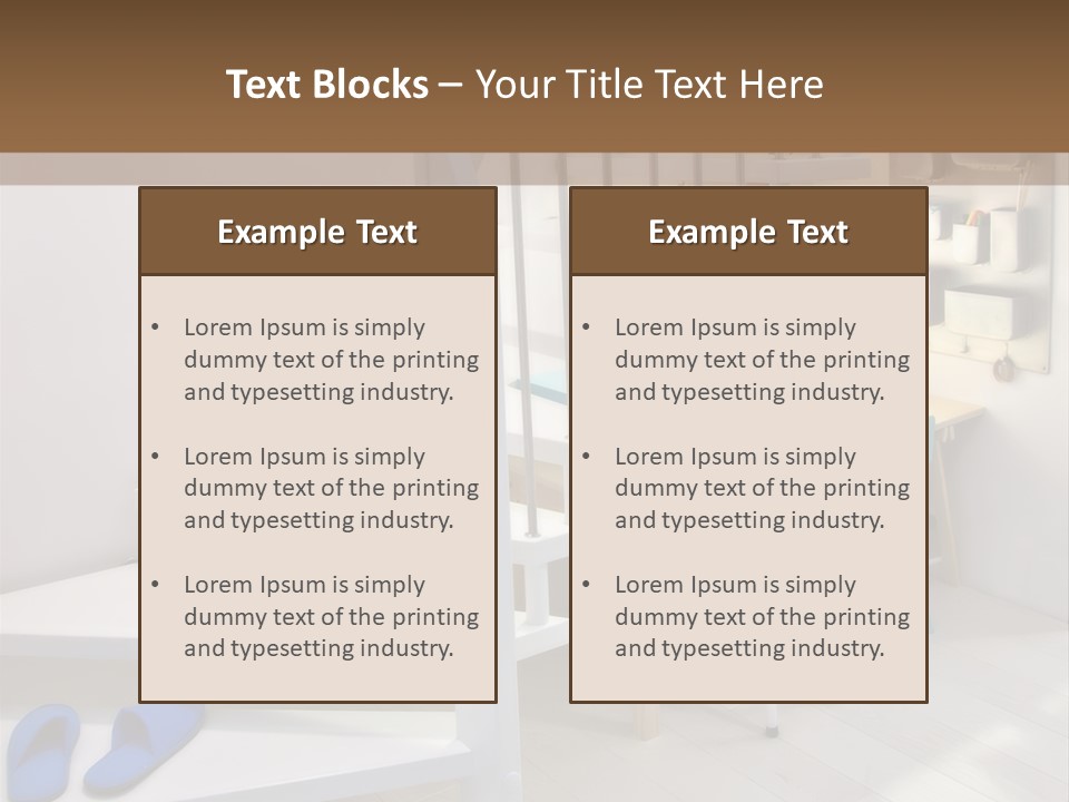 Floor Interior Living PowerPoint Template