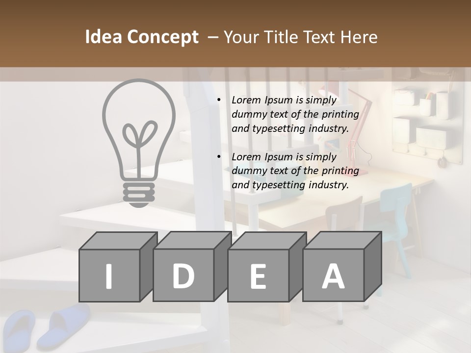 Floor Interior Living PowerPoint Template