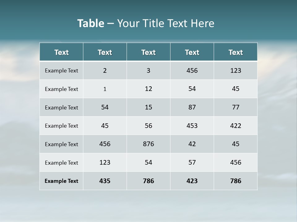 Homer Freedom Nature PowerPoint Template