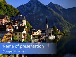Heaven Salzkammergut Village PowerPoint Template