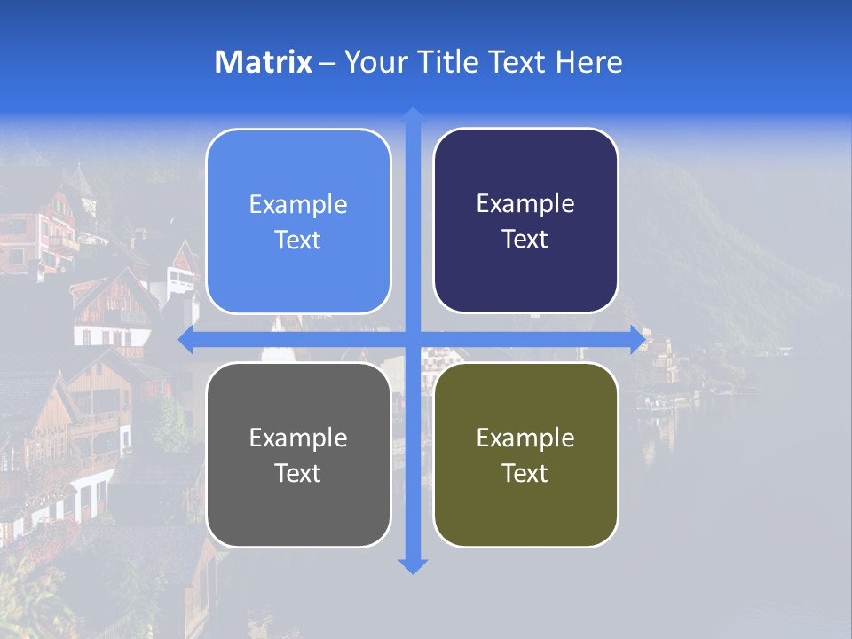 Heaven Salzkammergut Village PowerPoint Template