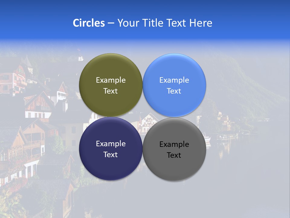 Heaven Salzkammergut Village PowerPoint Template