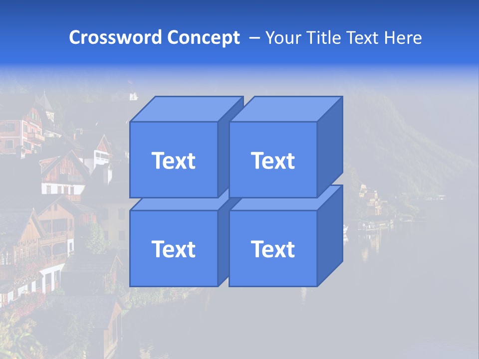 Heaven Salzkammergut Village PowerPoint Template